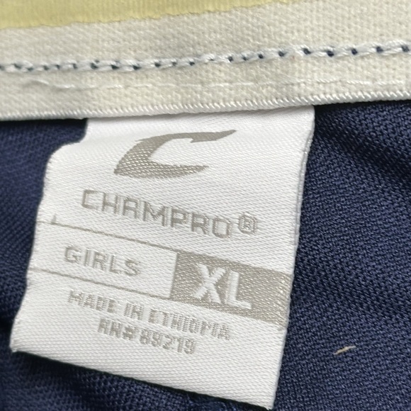Champro Girls Softball Fastpitch‎ Pants Navy Blue Size XL EUC - Picture 3 of 6